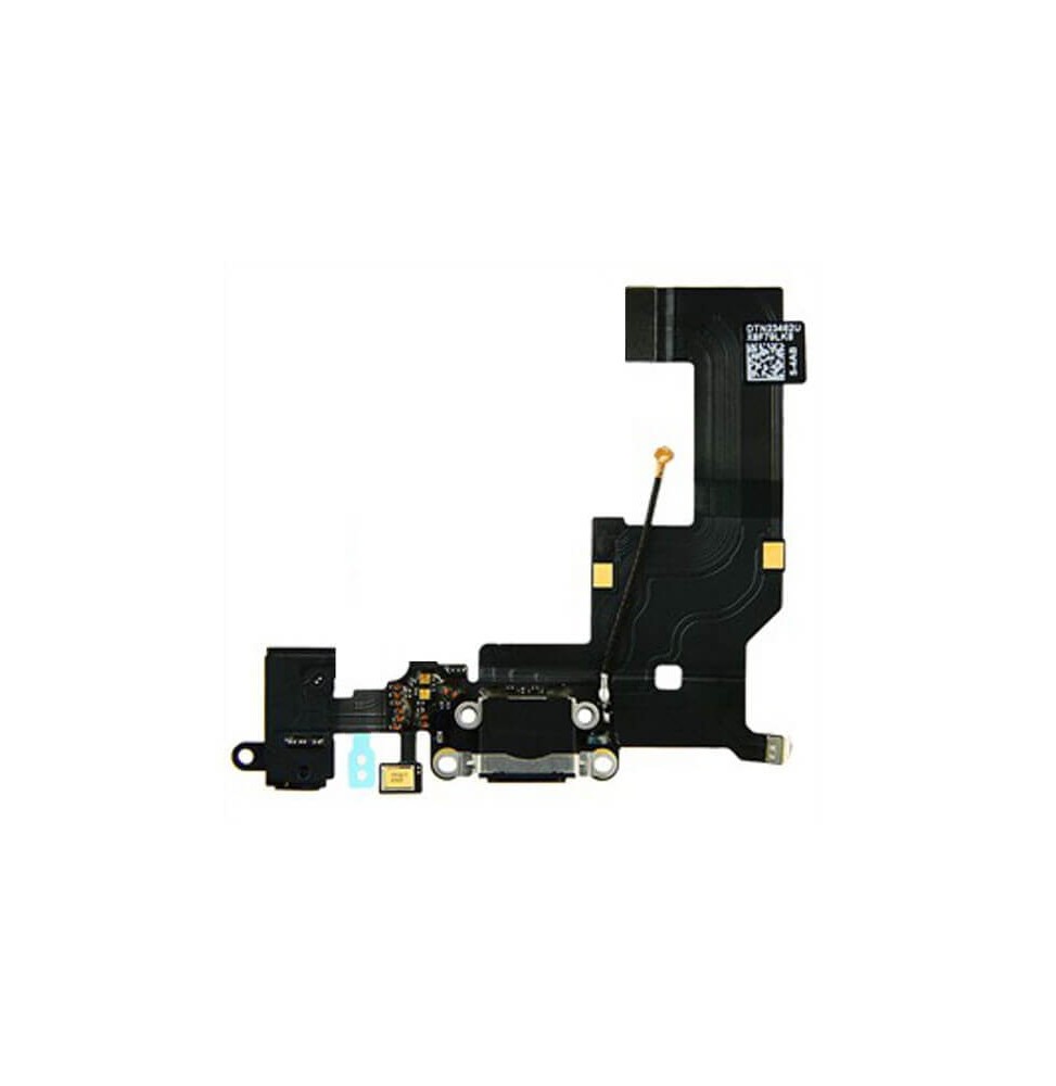 Nappe Connecteur Alimentation compatible avec iPhone 5S Noir