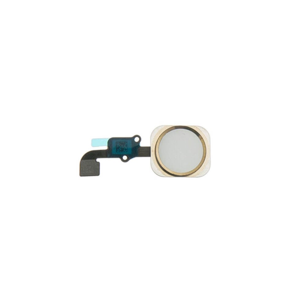 Nappe Bouton Home compatible avec iPhone 6 / 6 Plus Gold