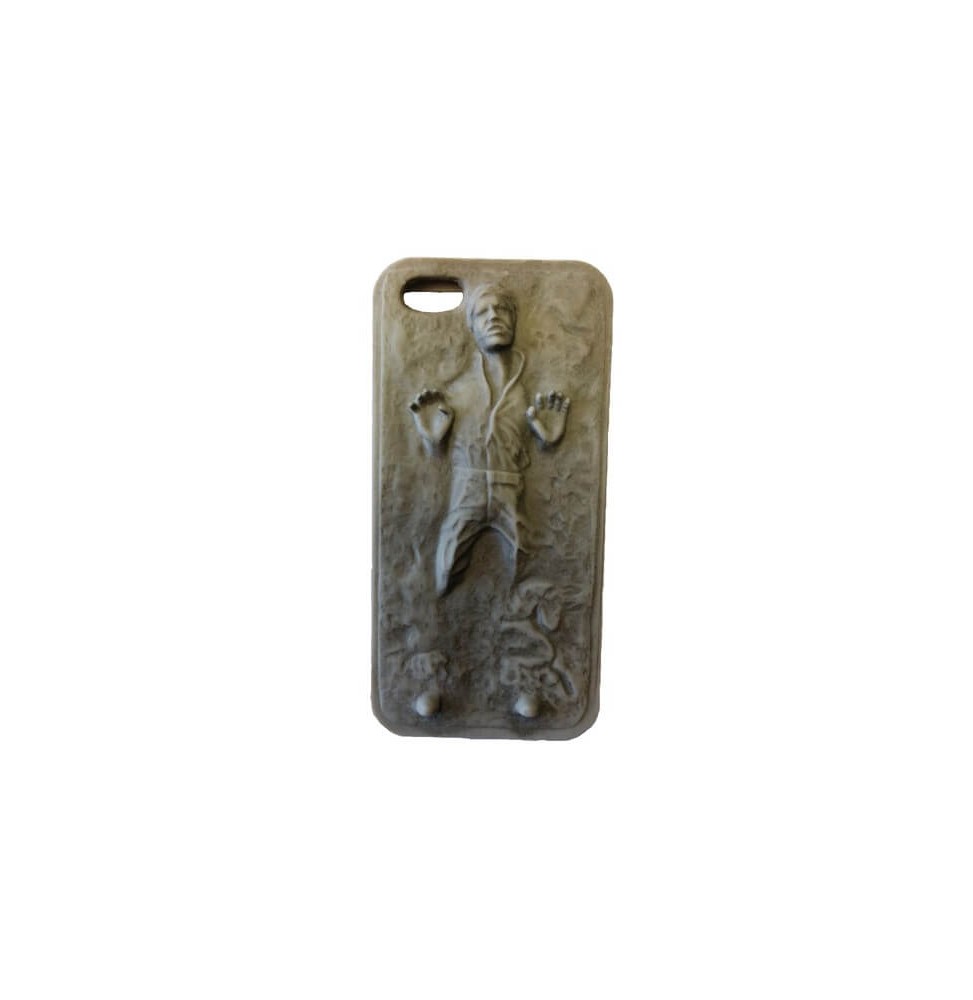 Coque de protection compatible avec iPhone 5/5S Silicone Han Solo Carbonite