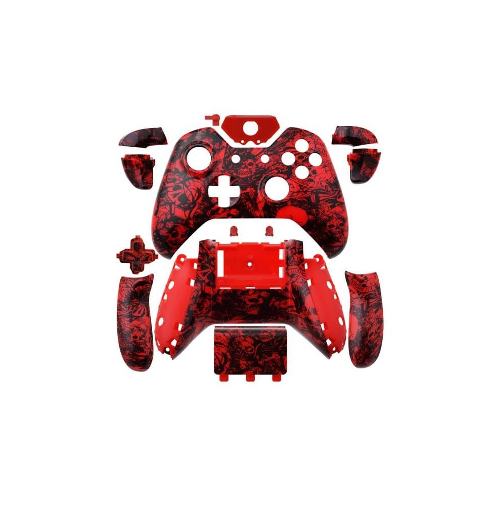 Coque Manette Xbox One - Skull Grave Red