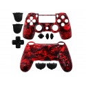 Coque Manette Playstation 4 - Skull Red
