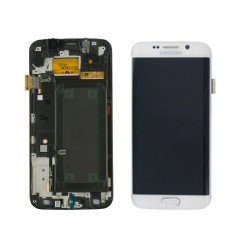 Ecran LCD + Tactile Assemblé Samsung Galaxy S6 Edge SM-G925 Blanc