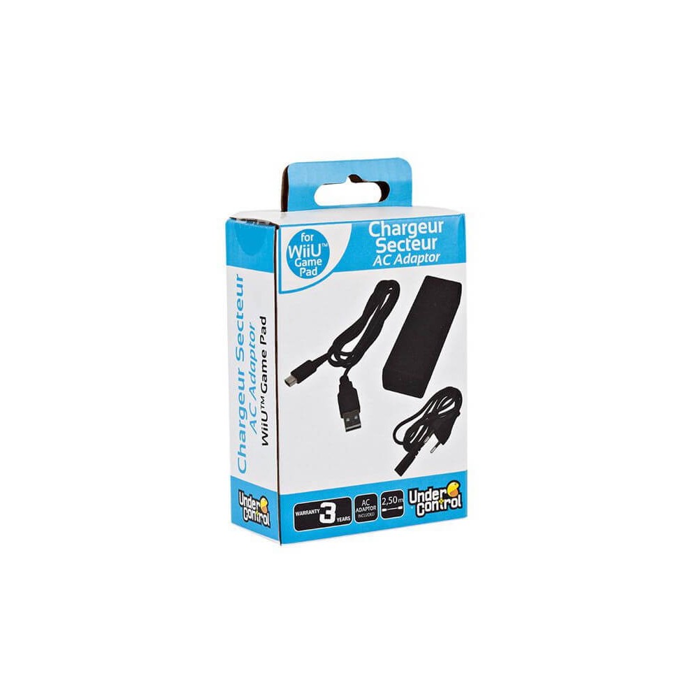 Adaptateur Secteur Gamepad Noir Wii U