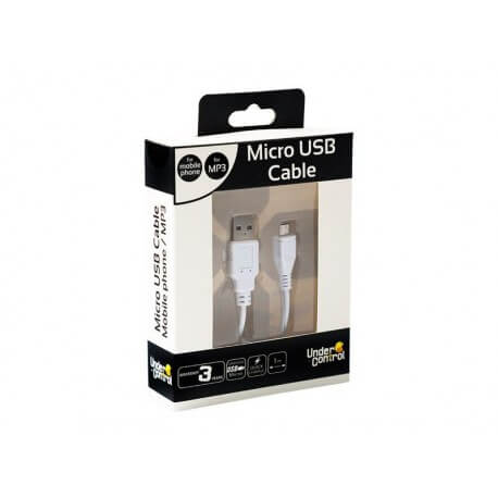 Câble micro USB Blanc