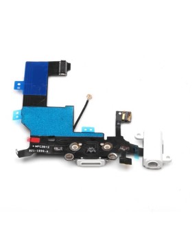 Nappe Connecteur Alimentation compatible avec iPhone 5S Blanc