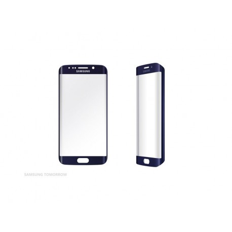 Vitre Samsung Galaxy S6 Edge + Bleu