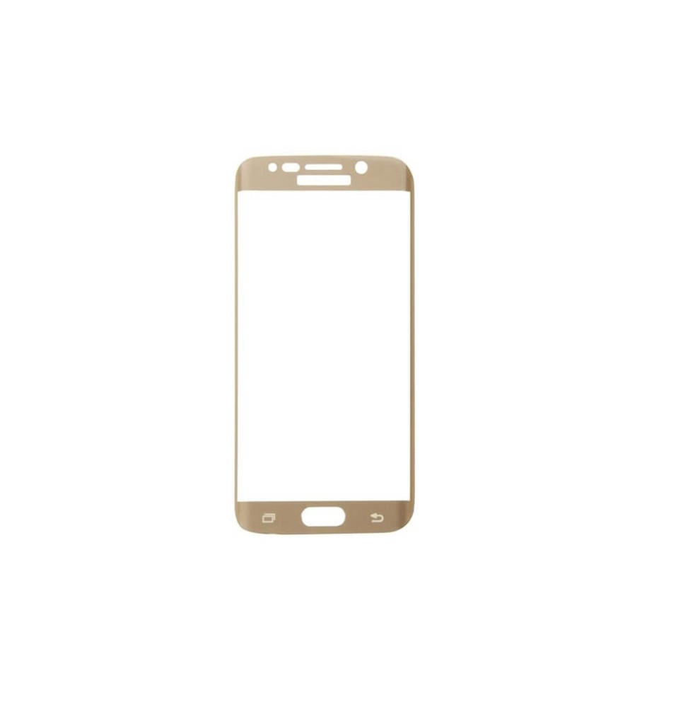 Vitre Samsung Galaxy S6 Edge + Gold