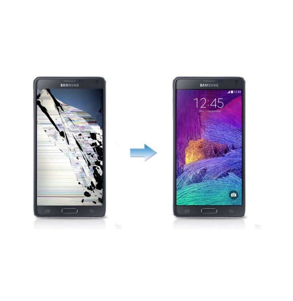 Changement Ecran LCD + Tactile Complet Samsung Galaxy Note 4