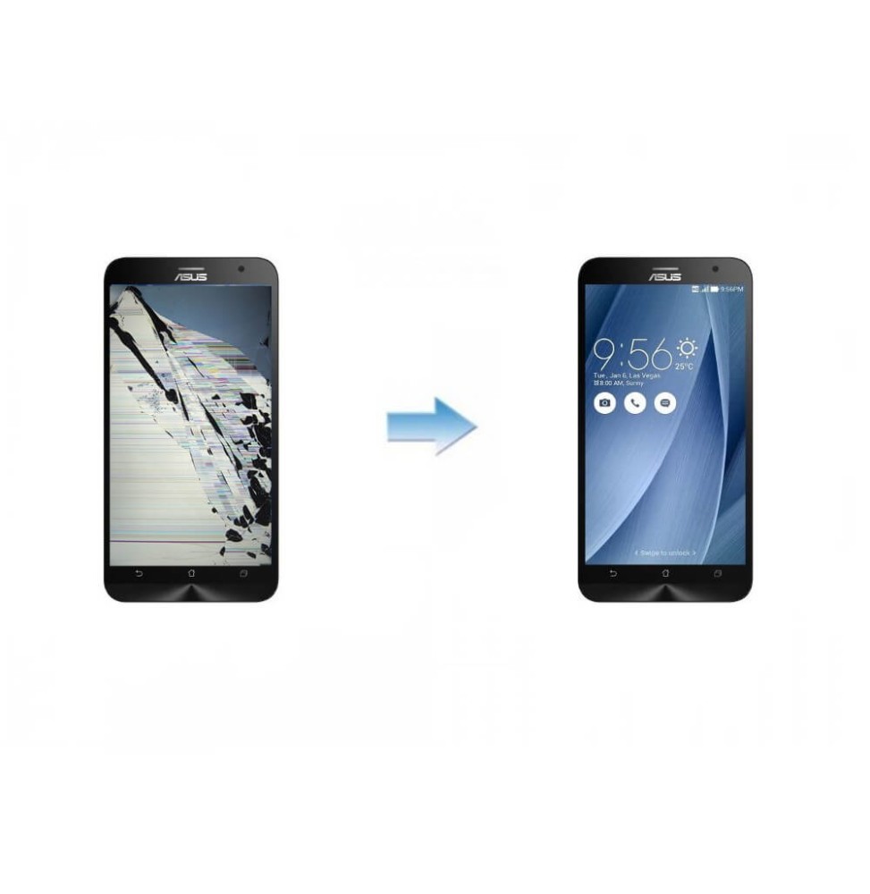 Changement Ecran tactile + LCD Asus Zenfone 2 Z00AD