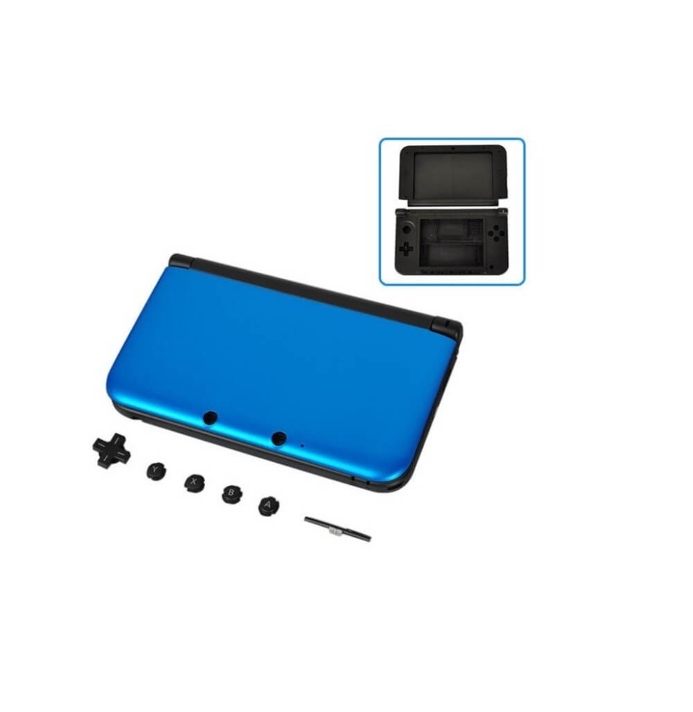 Coque 3DS XL Bleue Complete