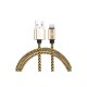 Cable USB Type C Gold 3M