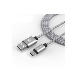 Cable USB Type C Gris 1M