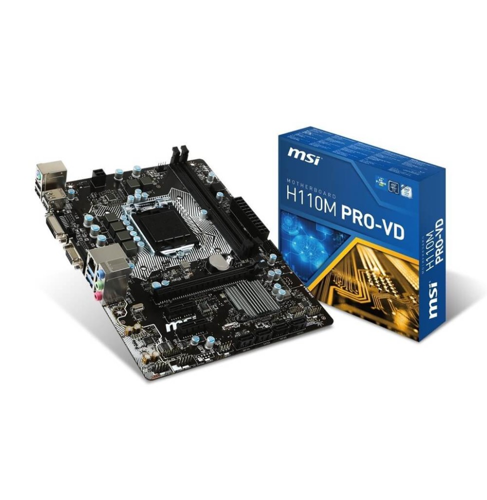 Carte mère MSI H110M Pro DV Intel Micro ATX Socket LGA1151