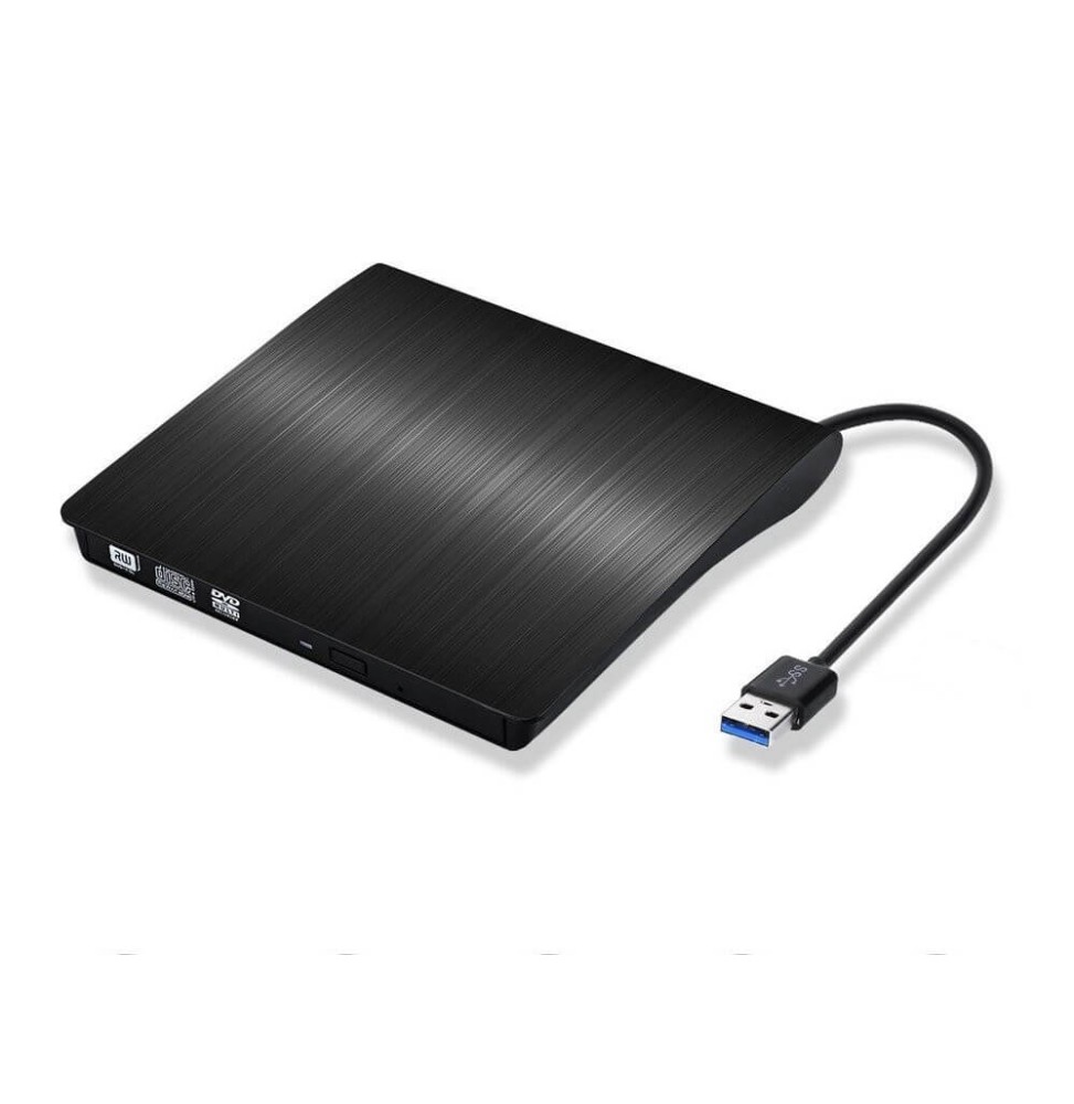 Lecteur DVD Externe USB 3.0 Graveur FJOY Ultra Slim 