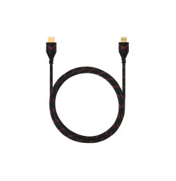 Câble HDMI 1.4 4K Nylon Tressé 1,80 mètres