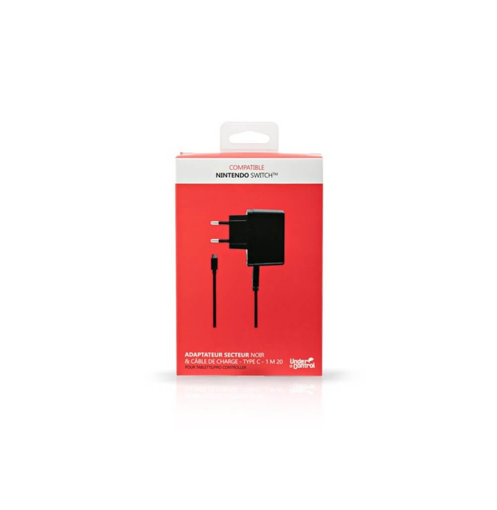 Adaptateur secteur & câble de charge Type C compatible avec Nintendo Switch Adaptateur secteur & câble de charge Type C compatible avec Nintendo Switch