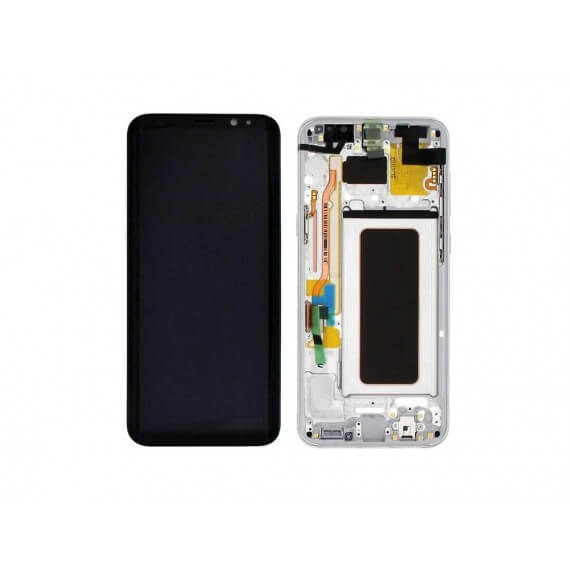 Ecran LCD + Tactile Assemblé Samsung Galaxy S8+ SM-G955F Silver
