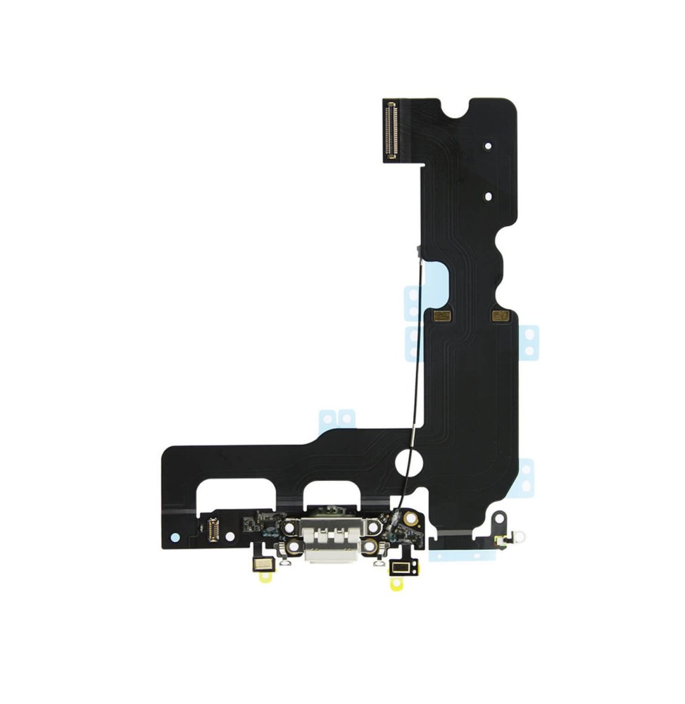 Connecteur alimentation compatible avec iPhone 7 Blanc