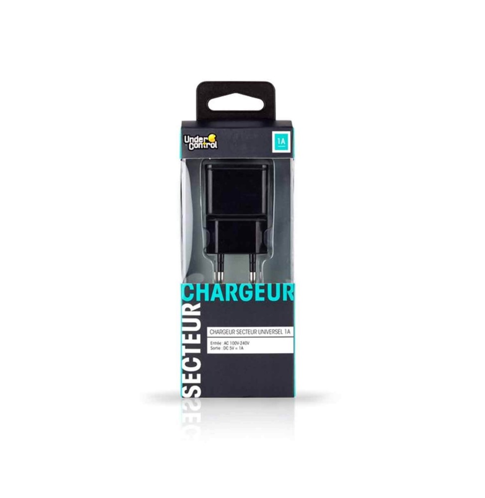 Chargeur Secteur Universel 1A Noir