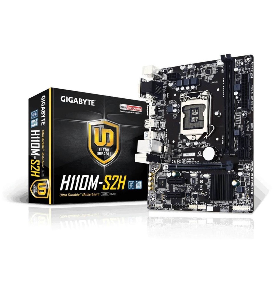 Carte Mère Gigabyte H110M-S2H Socket 1151 USB 3.0