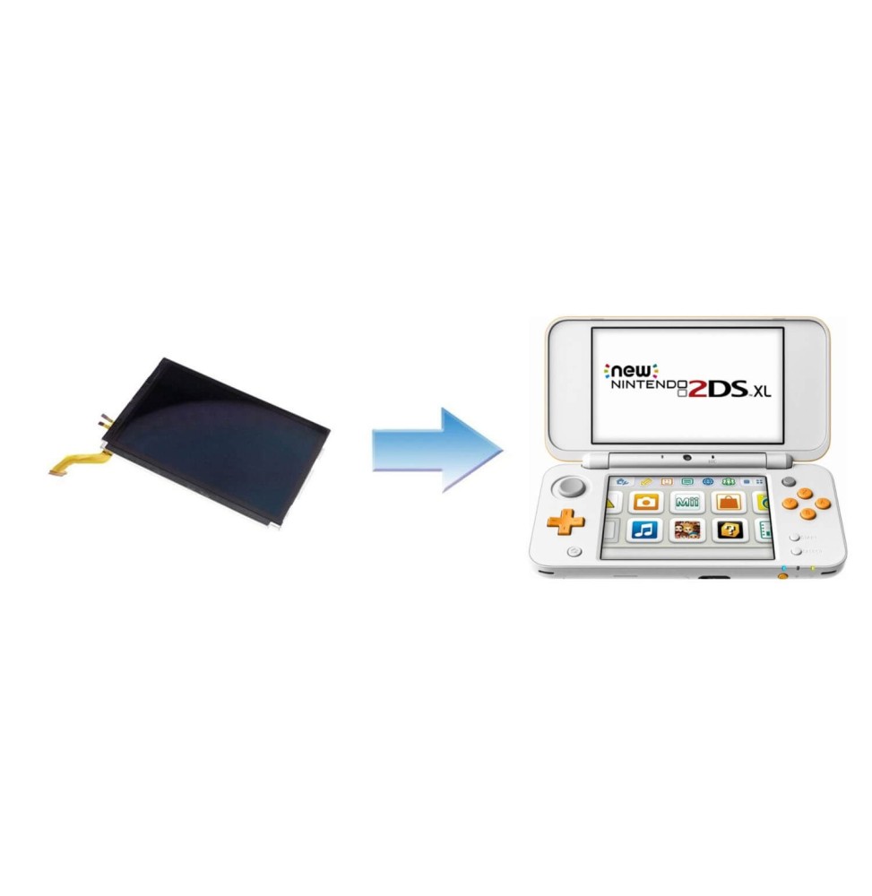 Changement Ecran LCD Haut New Nintendo 2DS XL