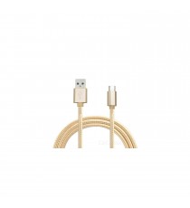 Cable USB Type C Gold 1M