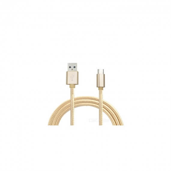 Cable USB Type C Gold 1M