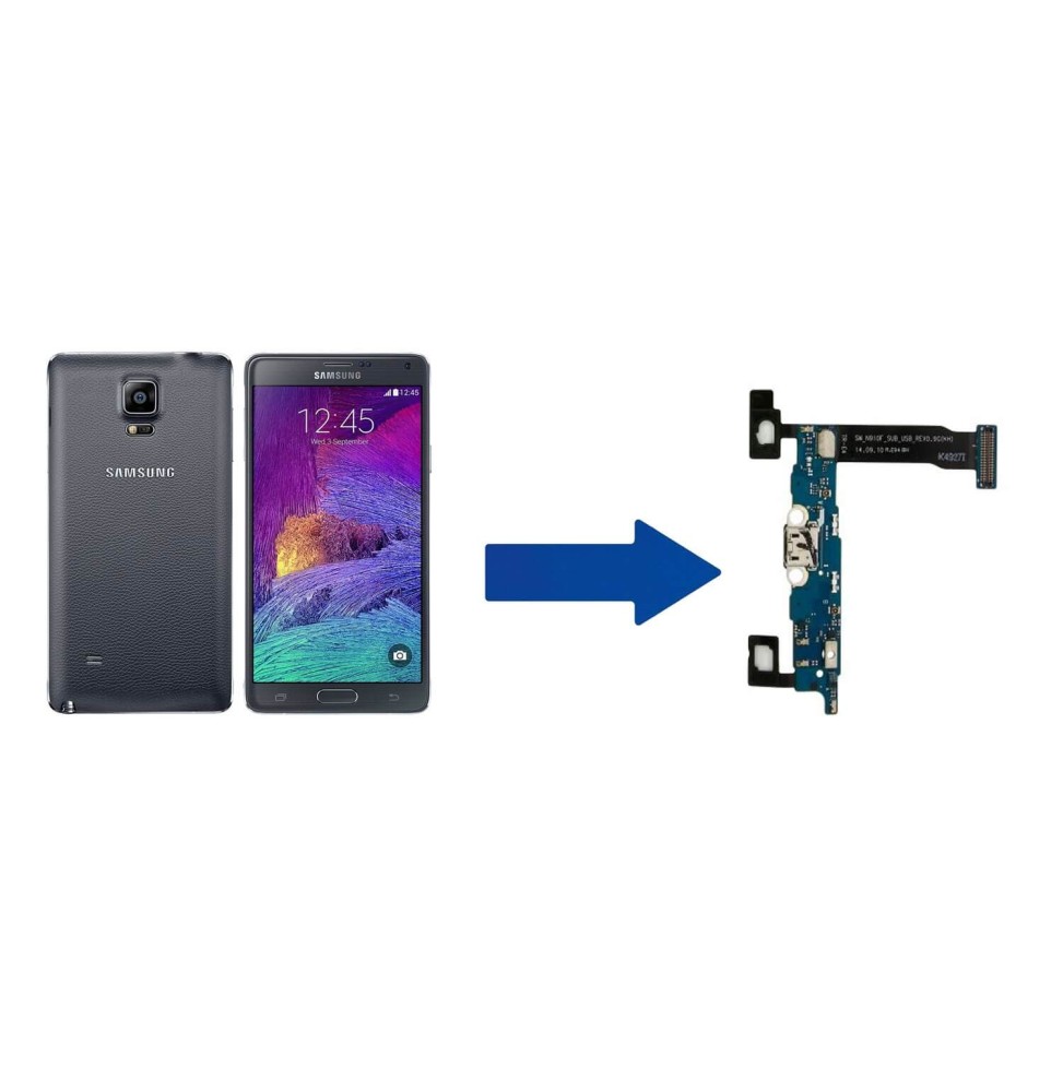 Changement Connecteur de charge Samsung Galaxy Note 4