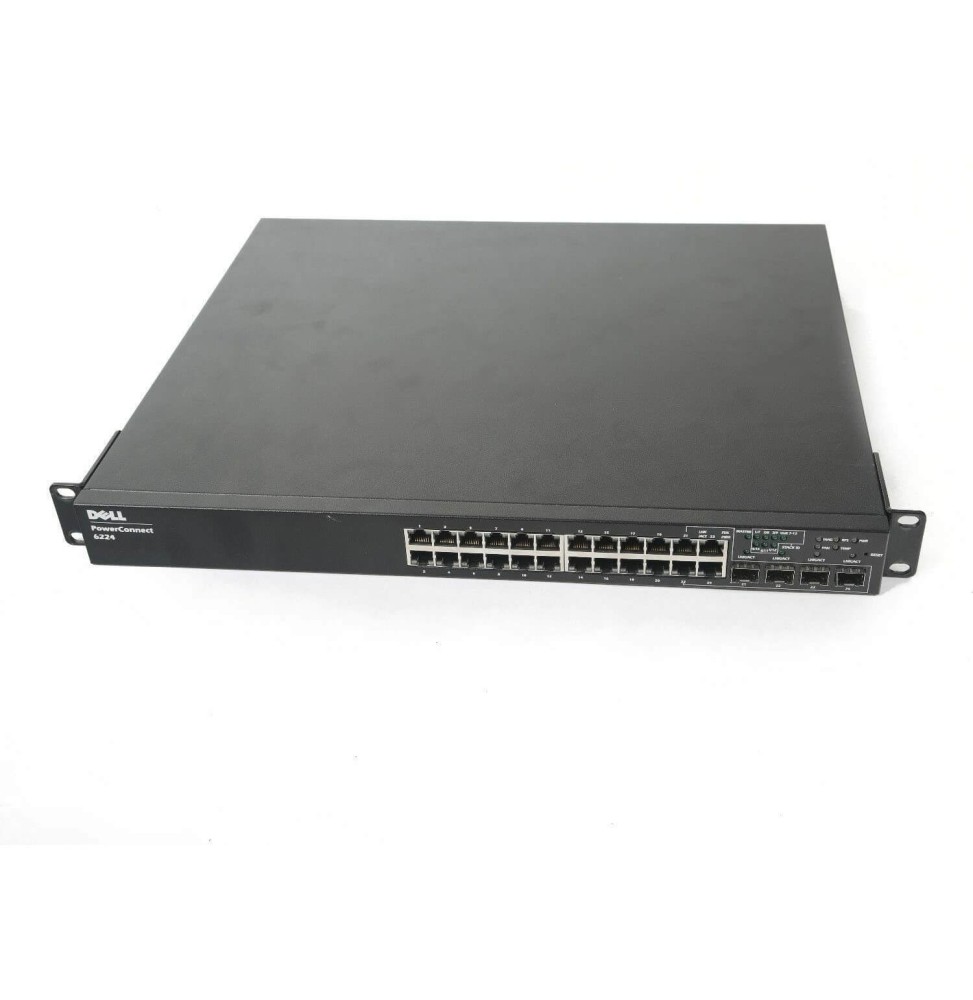 Dell PowerConnect 6224 Switch Ethernet 24 Ports Occasion Dell PowerConnect 6224 Switch Ethernet 24 Ports Occasion