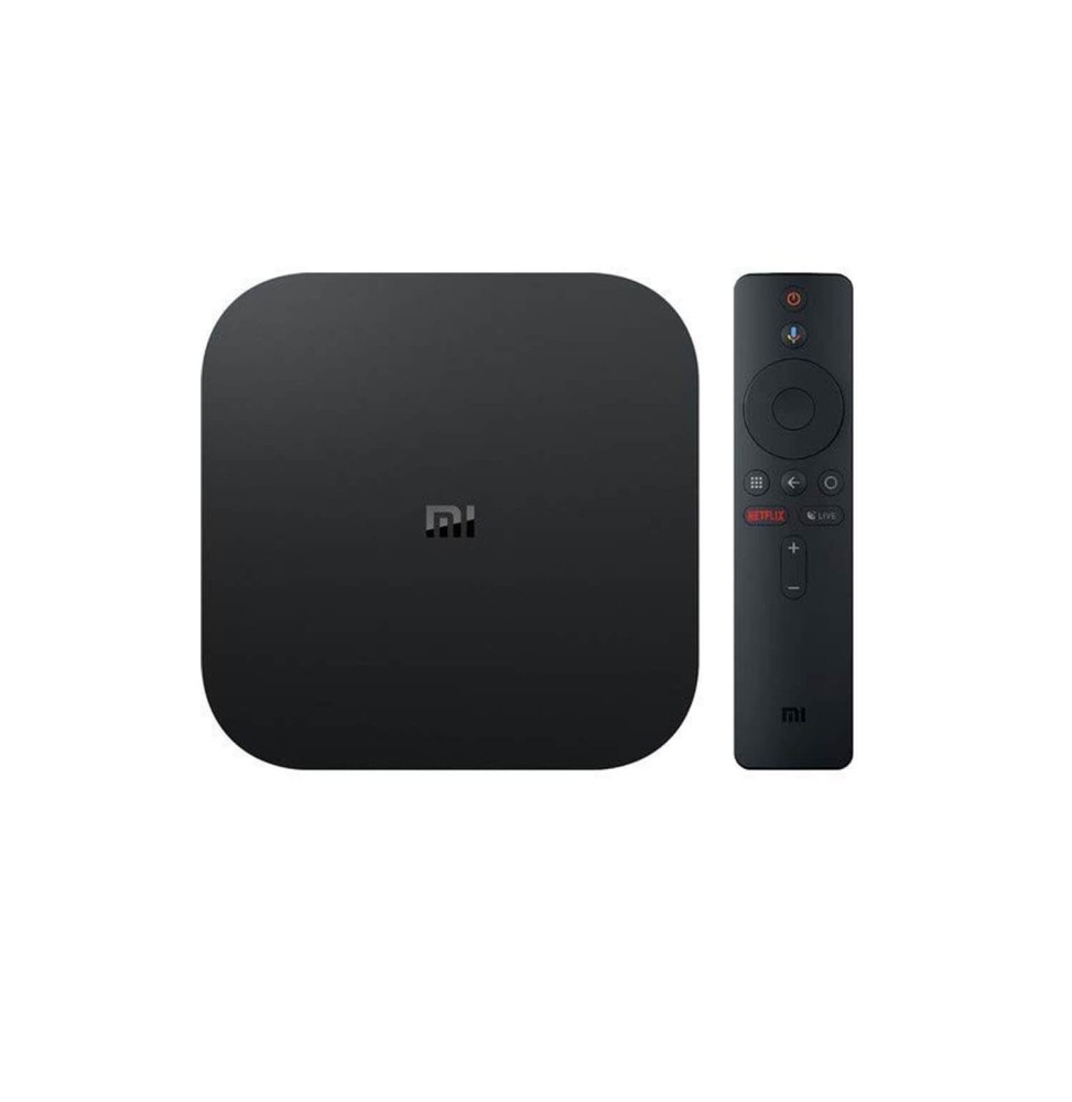 Boitier TV Multimedia Xiaomi Android TV 8.1 Ultra HD 4K, HDR, Chromecast et télécommande avec Micro/Version EU