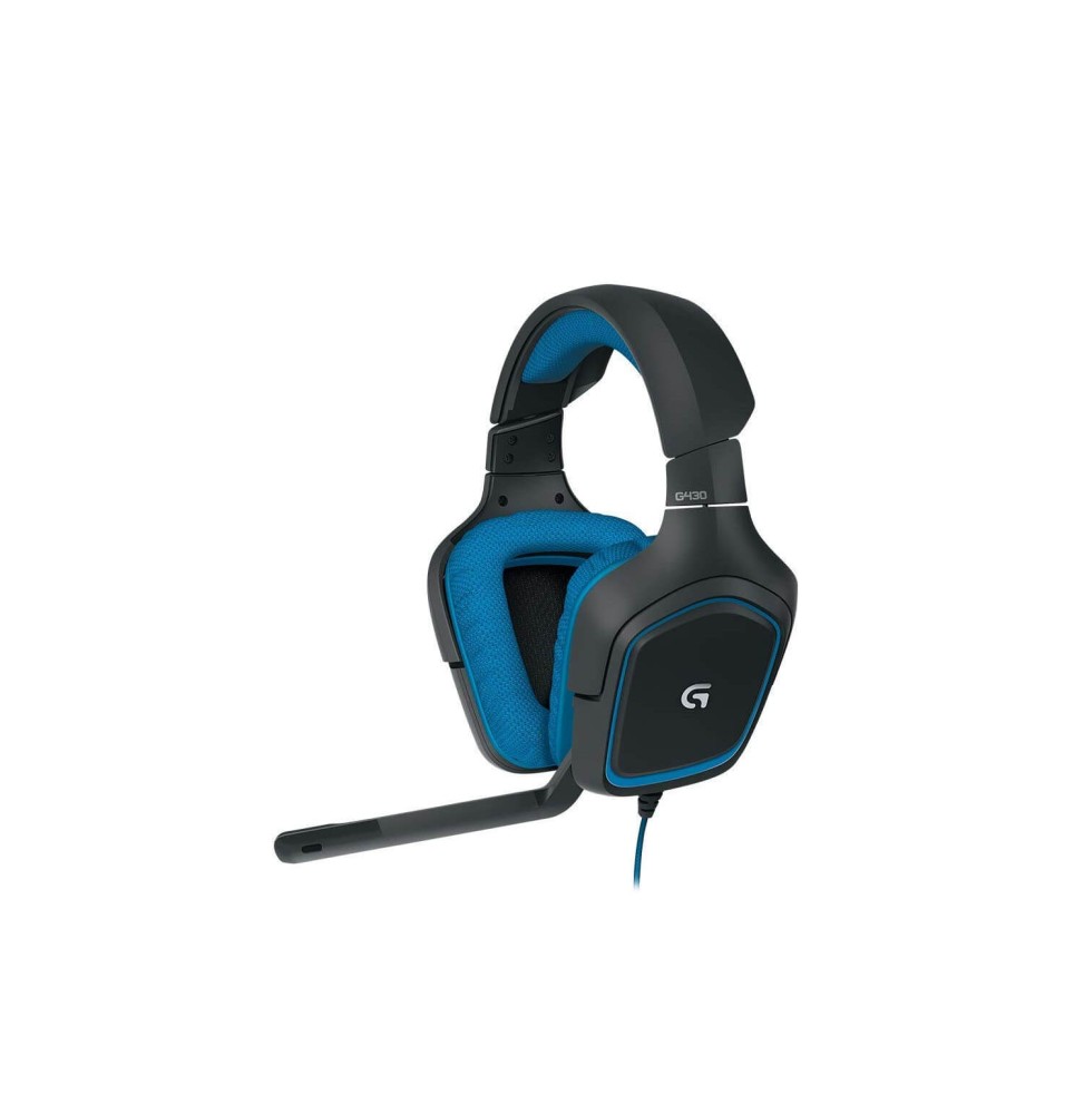 Casque Gaming Logitech G430 7.1 Surround Bleu/Noir Casque Gaming Logitech G430 7.1 Surround Bleu/Noir