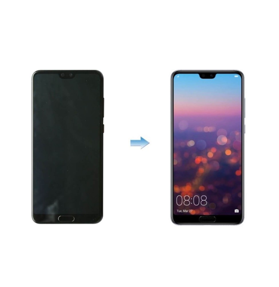 Changement Ecran LCD + Tactile Complet Huawei P20 Pro