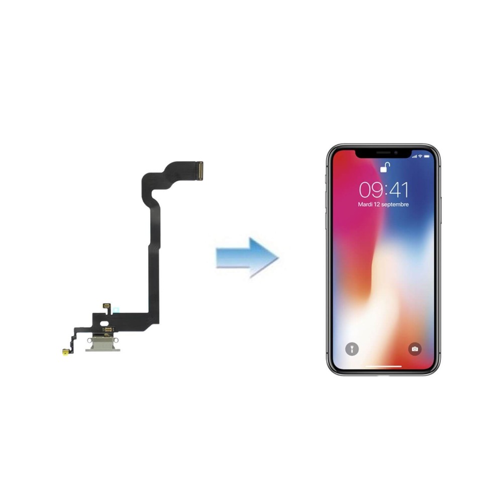 Changement connecteur Alimentation iPhone X