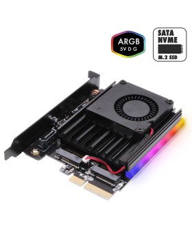 Adaptateur Double M.2 pour SATA PCIE