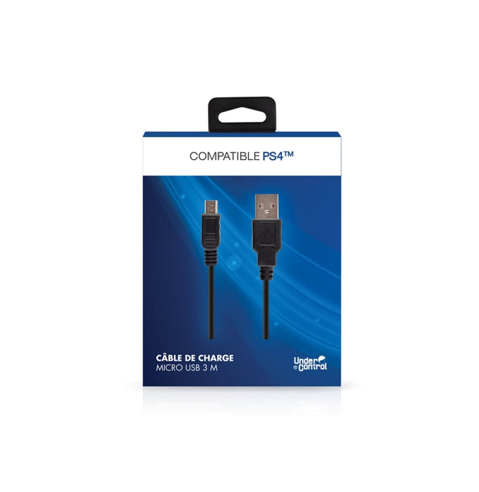 Câble Usb Recharge Manette Pour Sony Playstation 4 Ps4 3 Mètres Straße à  Prix Carrefour