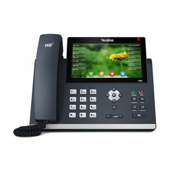 Téléphone IP Yealink SIP-T48S Noir