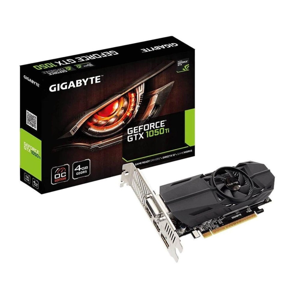 Carte Graphique Gigabyte GeForce GTX 1050 Ti OC 4G