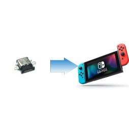 Changement Connecteur alimentation Nintendo switch