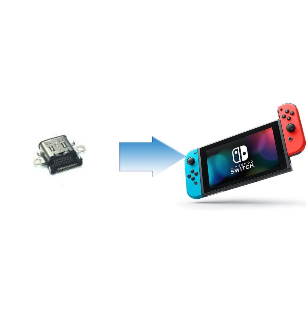 Changement Connecteur alimentation Nintendo switch