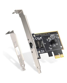 Carte Réseau RJ45 PCI Express Gigabit Ethernet 2500/1000/100Mbps