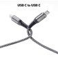 Cable Type C vers Type C Tressé 2.0M