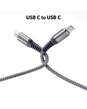 Cable Type C vers Type C Tressé 2.0M