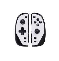 Manette ii-con Blanc Et Noir avec Dragonnes Compatible Switch