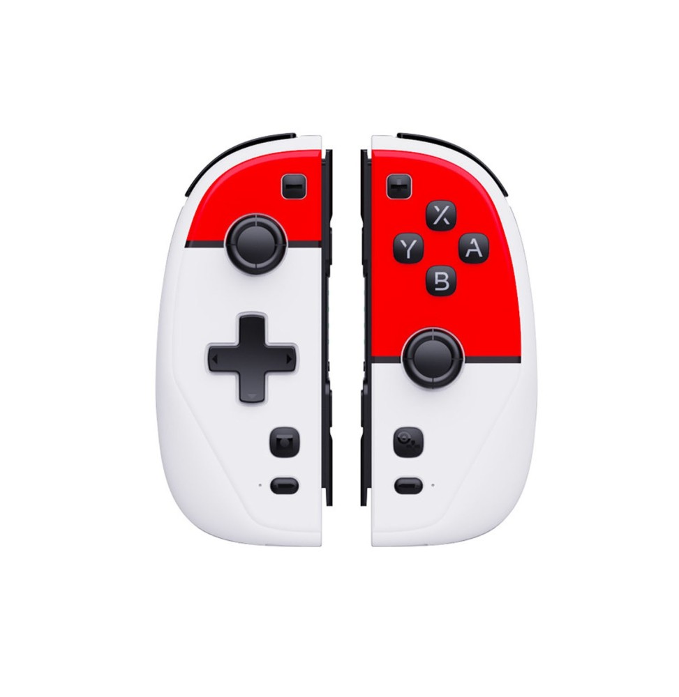 Manette ii-con Blanc Et Rouge avec Dragonnes Compatible Switch Manette ii-con Blanc Et Rouge avec Dragonnes Compatible Switch