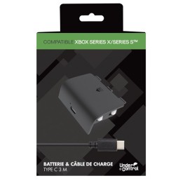 Kit Batterie Et Cable De Charge USB-C 3M Manette Compatible Xbox Serie X/S