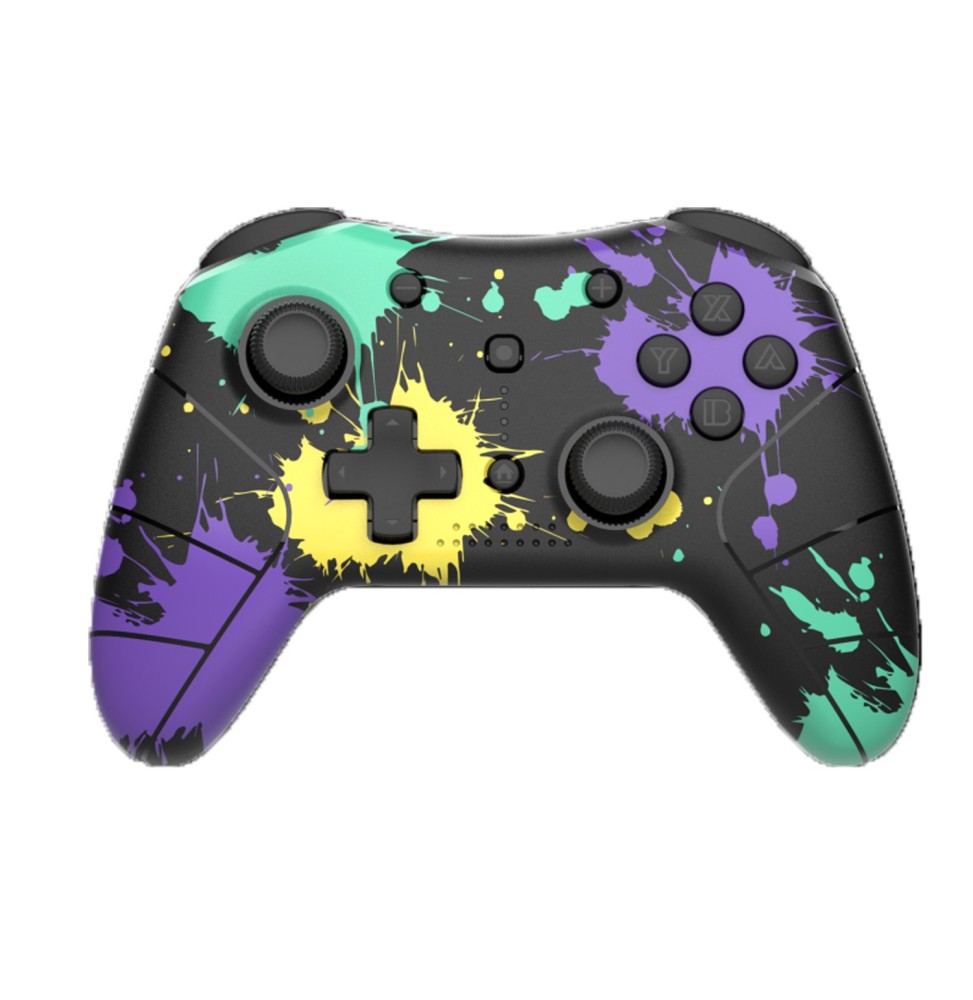 Manette pro Sans fil Compatible Switch Color Stain