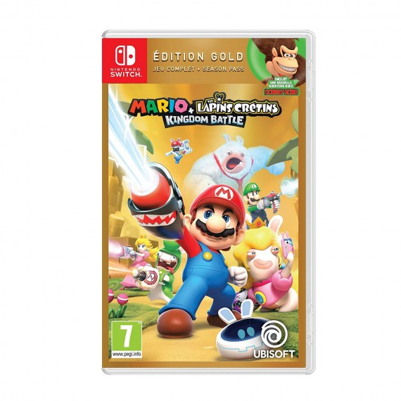 Mario + The Lapins Crétins Kingdom Battle - Edition Gold Occasion [ Nintendo Switch ]