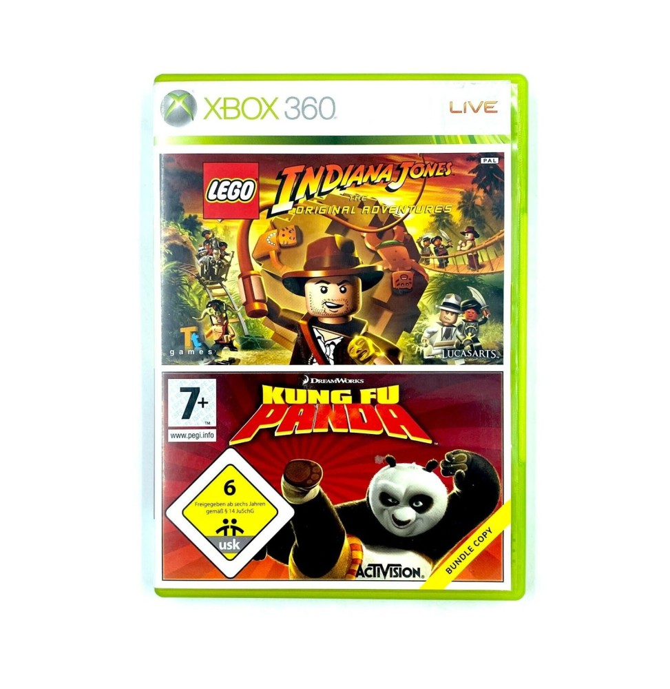 Bundle Lego Indiana Jones + Kung Fu Panda Occasion [ Xbox360 ]