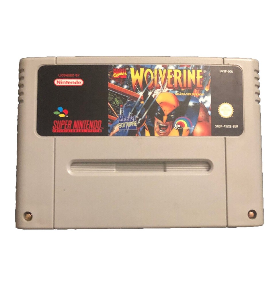 Wolverine Adamantium Rage Occasion ( Super Nintendo )