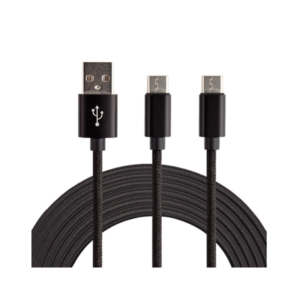 Cable De Charge Double Type-C Compatible PlayStation 5 2M Cable De Charge Double Type-C Compatible PlayStation 5 2M